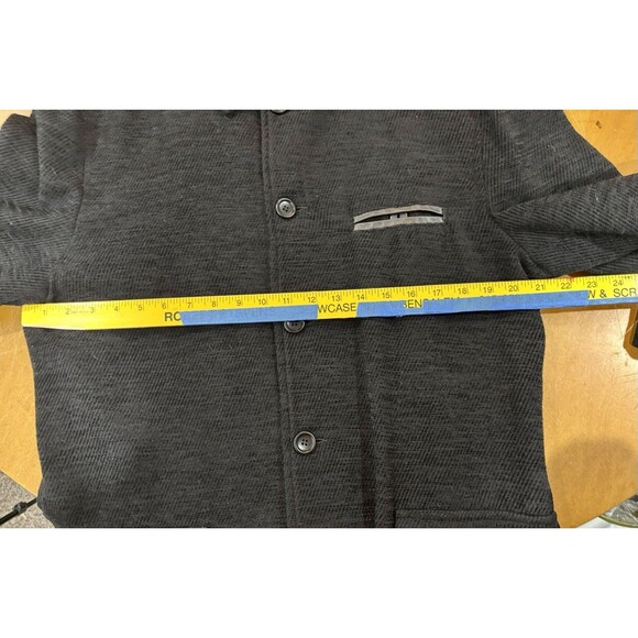 Vtg. Messori Mens US L 42 Charcoal Gray Heather Italian Wool Blend Blazer Jacket - Picture 8 of 10